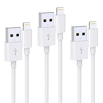 Pbuddy iPhone Charger Cable, 3Pack 1M USB-A to Cable, Premium iPhone Cable Compatible with iPhone 13/13 Pro/13 Pro Max/Mini/12/12 Pro/11/X/8/7/6/5s/SE/iPad Pro/iPod Pbuddy iPhone Charger Cable, 3Pack 1M USB-A to Cable, Premium iPhone Cable Compatible with iPhone 13/13 Pro/13 Pro Max/Mini/12/12 Pro/11/X/8/7/6/5s/SE/iPad Pro/iPod